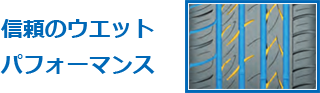 信頼のウエットパフォーマンス